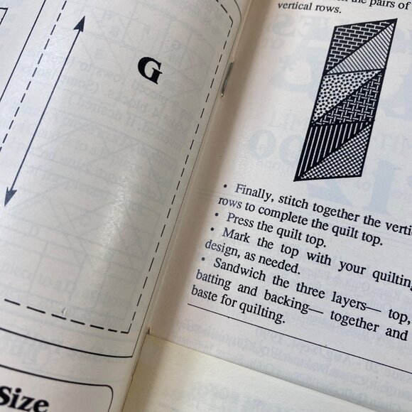 Traditional Quiltworks Magazine 27 Patterns Drafting April May 1991 Issue 13 - Picture 7 of 10